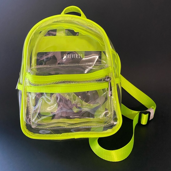 Forever 21 Handbags - Lime Mini Backpack